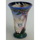 Moorcroft Ivory Bells Trumpet vase: by Phillip Gibson,