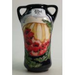 Moorcroft Forever England Twin Handled VAse: Designed by Vicky Lovatt.