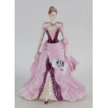 Coalport Limited Edition figure from Ladies of Fashion Fay: boxed with certificate