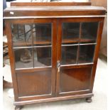 Oak Glazed Bookcase: