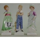 Royal Doulton figures from the Kate Greenaway collection: Tess HN2865,