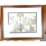 Anton Pieck (Dutch 1895 - 1987), Hattem 19 EEUW: relief picture, framed,