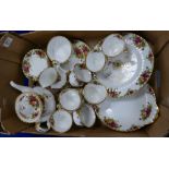 A collection of Royal Albert Old Country Rose item to include: Tea Set,