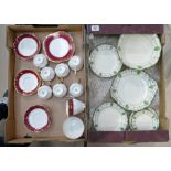 A mixed collection of items to include: Bell china part tea set,