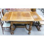 Oak Draw Leaf Table: