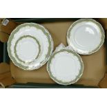 Royal Doulton Fontainebleau patterned dinner plates: x 8,