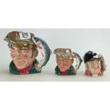 Royal Doulton character jugs: Large The Poacher D6429,