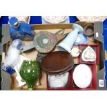 A mixed collection of items to include: Spirit Decanters, Boxed Spode Commemorative items,