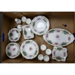 Royal Albert Berkeley Patterned items to include: bowls, egg cups,