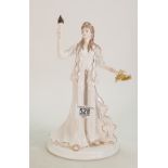 Coalport figure Athena: limited edition for Compton and Woodhouse.