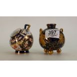 Earlt Crown Derby vase: and coal scuttle (2)