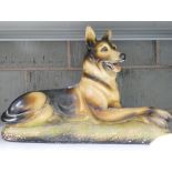 Large Paster Model of Alsatian Dog: