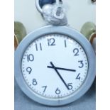 Vintage Very Large Novelty Pocket Watch and Chain: diameter of clock 73cm