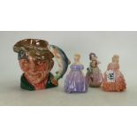 Three Royal Doulton child figures Marie,