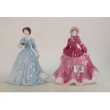 Coalport figures Anabelle & Tilly Trotter, both from the Catherine Cookson collection.