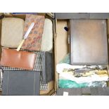 A mixed collection of items to include: cased and loose cutlery sets including Simeon & George