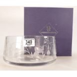 Edinburgh Crystal Boxed Fruit Bowl: Diameter 23cm