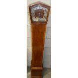 Art Deco Oak Grand Daughter Clock: