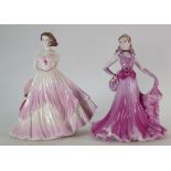 Coalport Lady figures Happy Birthday & Dorothy : both boxed (2)