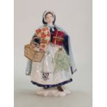 Coalport figure Christmas Parcels: limited edition for Compton and Woodhouse.