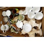 A mixed collection of items to include: Royal Doulton Seriesware, Coalport Punch Jug,