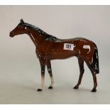 Large brown Beswick Racehorse: