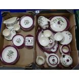 Wesdgwood Floral decorated Mayfield Pattern tea & dinner ware to include: part tea set,