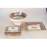 Wedgwood Clio patterned items to include: Footed Bowl,