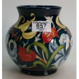 Moorcroft Dearle Vase: Signed by designer Emma Bossons. Limited edition 4/40.