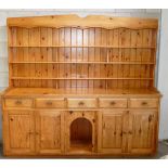 Very Large Modern pine dresser: