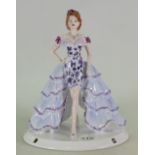 Coalport Limited Edition figure from David Shilling Collection Violets VIP : boxed with certificate