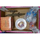 A mixed collection of items to include : Olympic Soft Toys and Plates, Boxed Harry Potter figure,