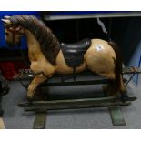 Child Classically Styled Rocking Horse: height 80cm