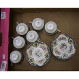 Grosvenor bone china Six Trios: in the Kenley design (1 tray)