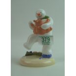 The Snowman Coalport Boxed figure Dancing With Teddy:
