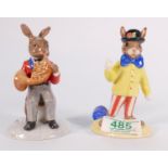 Royal Doulton Bunnykins to include The French horn player: DB395 and Joker DB171. Both limited