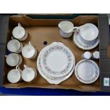 Royal Albert Belinda Patterned Tea Set: additional items noted