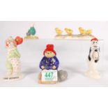 A mixed collection of items to include: Beswick I Love Beswick Clown, John Beswick group of