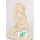 Reproduction reconstituted marble erotic figure "The Dreamer":