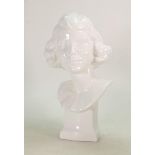 Wedgwood Bust of HRH The Princess Elizabeth, England, 1937 Depicting Queen Elizabeth at the age of