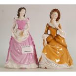 Royal Doulton Lady Figures Lynne HN4155 & Sandra HN2275(2)