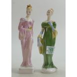 Royal Doulton Lady Figures: Lorna HN2311 and Daphne HN2268(2)