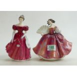 Royal Doulton Lady Figure: First Waltz HN2862 and Winsome HN2220(2)