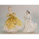 Royal Doulton Lady Figures Margaret HN2397 & The Last Waltz HN2315(2):