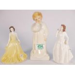 Royal Doulton Child figure Darling HN4140 : Collectors club figure Joy & Coalport Collectors Club