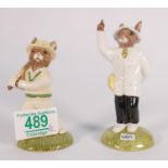 Royal Doulton Bunnykins to include Umpire DB360: (limited edition) and out for a duck DB160 (2)