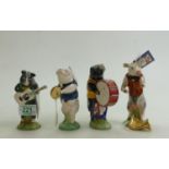 Beswick pig promenade band: to include Richard PP8, Thomas PP11, Michael PP6Andrew PP4 (4)