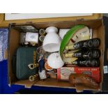 A mixed collection of items to include commemorative Beer Bottles, Royal Doulton series ware bowl,