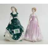 Royal Doulton Lady figures: Irish Charm HN4580 and Love of Life HN4529, both boxed (2)