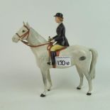 Beswick huntswoman: on grey 1730 (1 leg a/f).